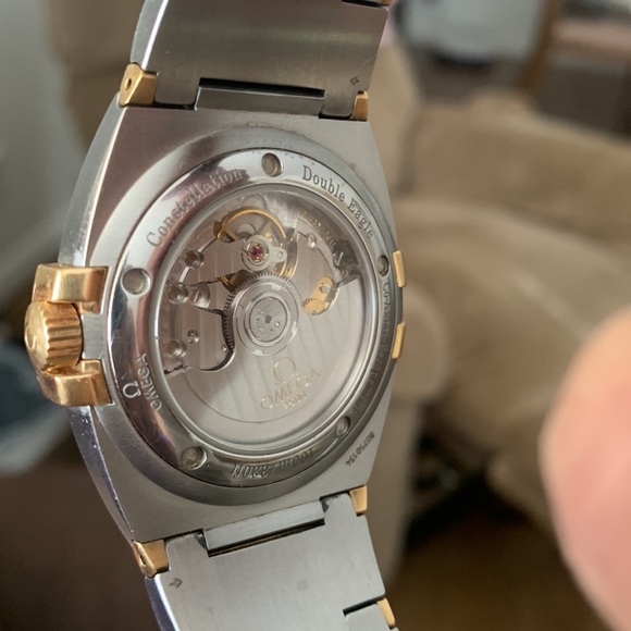 Omega Constellation Double Eagle Gold41mm Stainless steel bracelet with 18k Gold - Picture 4 of 6